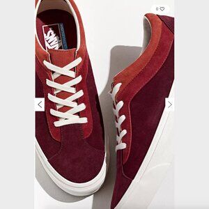 Vans Burgundy Tri-Ton Bold Suede Sneakers - Size: M 8.5 W 10 EU41